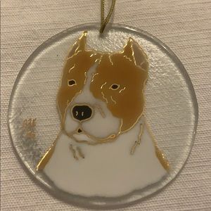American StaffordTerrier Suncatcher/Xmas ornament
